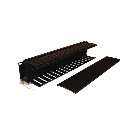 Belden HORIZONTAL MGER; 2RU, RACK MOU, FINGER DUCT; 3 IN. H X 3 IN. D 9512-1902N